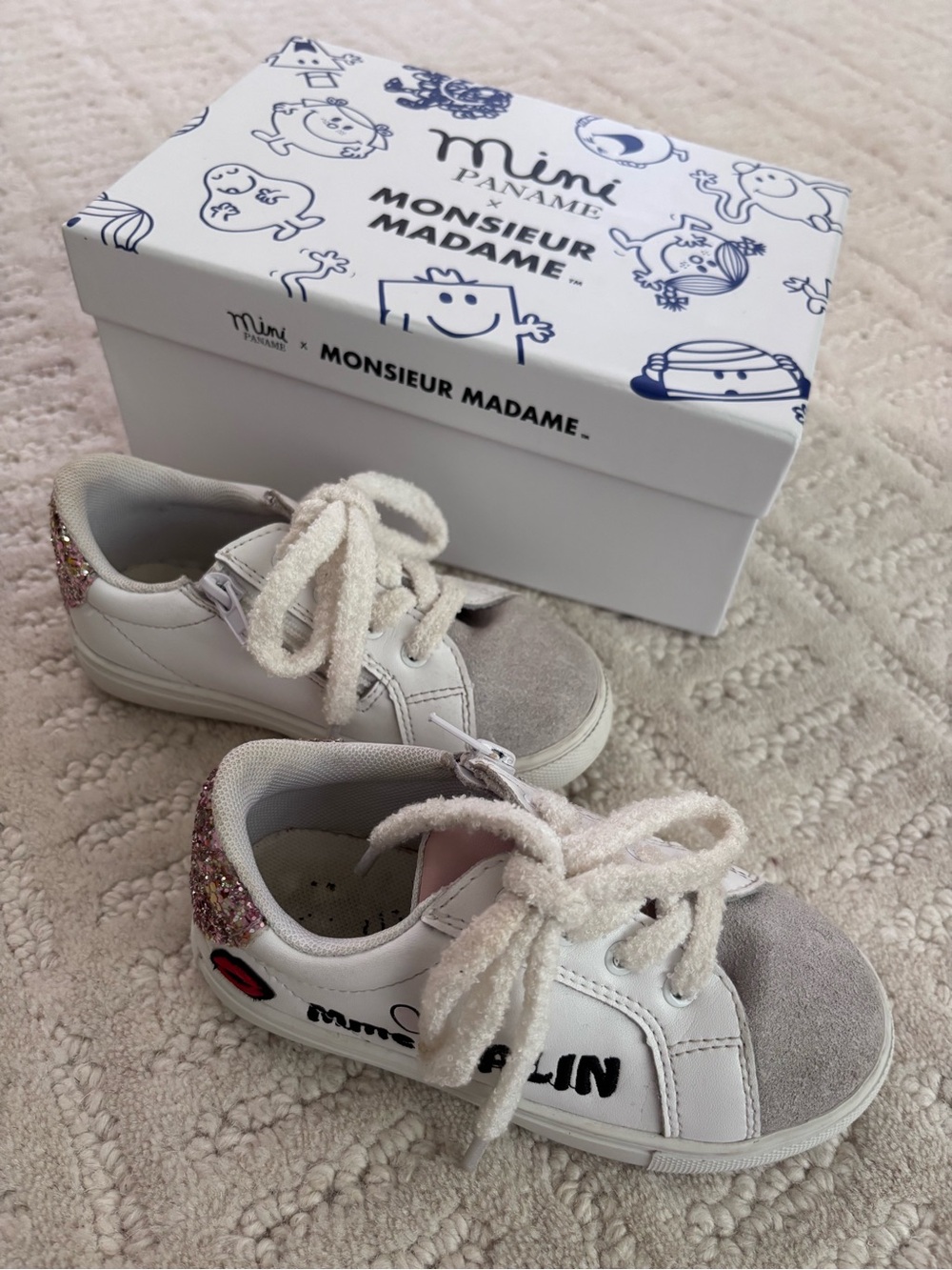 Mme Calin Sneakers Mini Paname x Monsieur Madame Size 26 - Picture 3 of 3